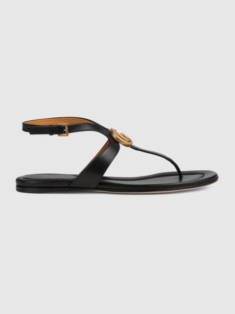 GUCCI Women's Double G thong sandal