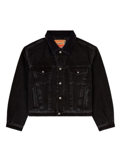 Diesel D-Ranger-T corduroy-collar denim jacket