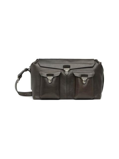 Lemaire Brown Week-End Gear Duffle Bag