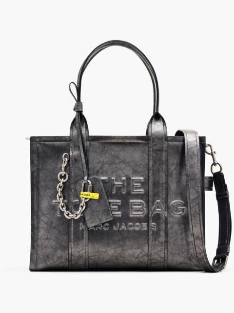 Marc Jacobs THE METALLIC DISTRESSED LARGE TOTE BAG