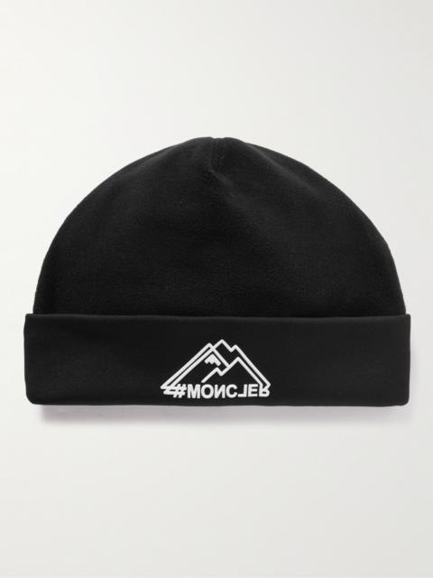 Moncler Grenoble Logo-Appliquéd Stretch-Fleece and Jersey Beanie
