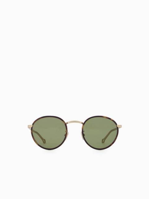 GIORGIO ARMANI MEN’S ROUND SUNGLASSES