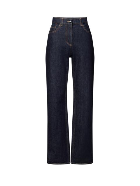 Louis Vuitton Straight-Cut Indigo Jeans