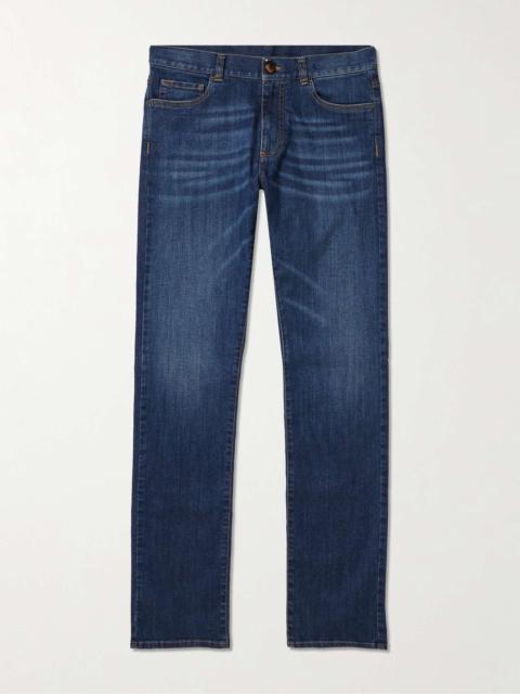 Canali Slim-Fit Straight-Leg Stretch-Denim Jeans