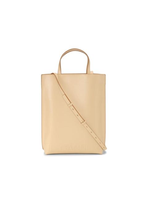 GANNI medium Banner tote bag