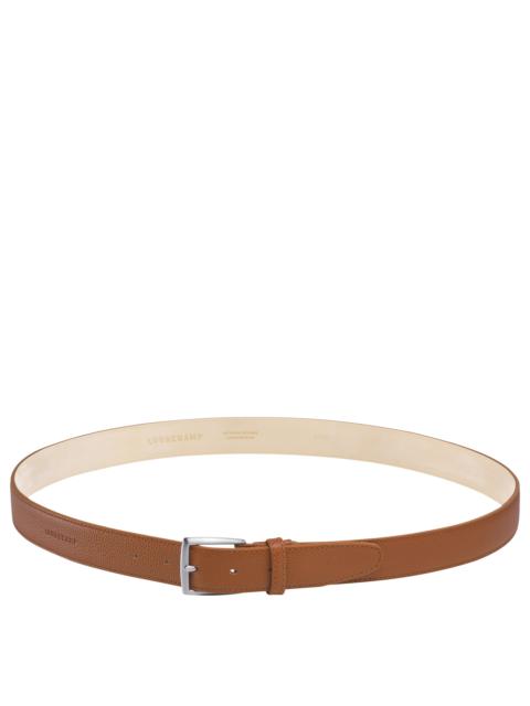 Le Foulonné Men's belt Caramel - Leather