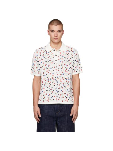JACQUEMUS White 'The Confettis' Polo