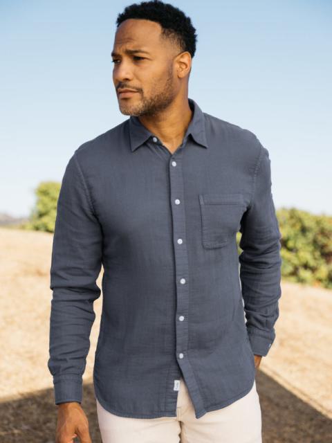 HIROSHI KATO The Ripper Waffle Double Gauze Shirt - Charcoal