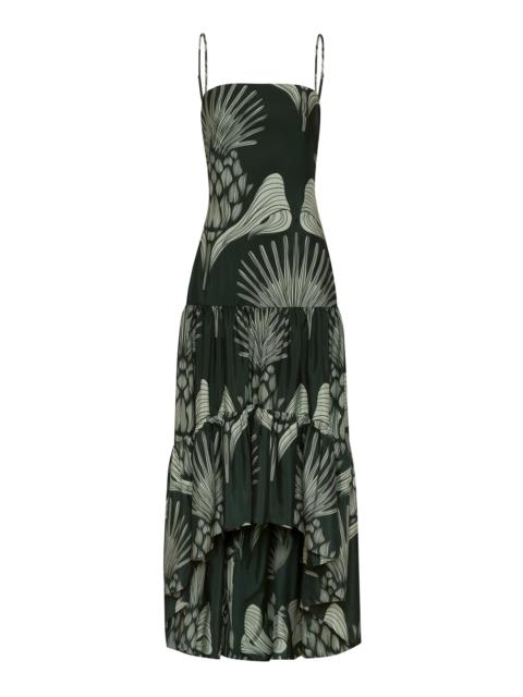 ANDRES OTALORA Joya Colonial Printed Stretch-Cotton Maxi Dress print