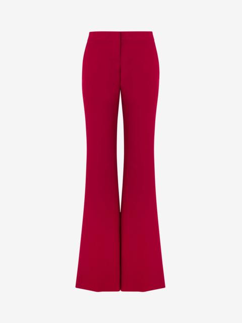 Moschino CRÊPE FLARED TROUSERS