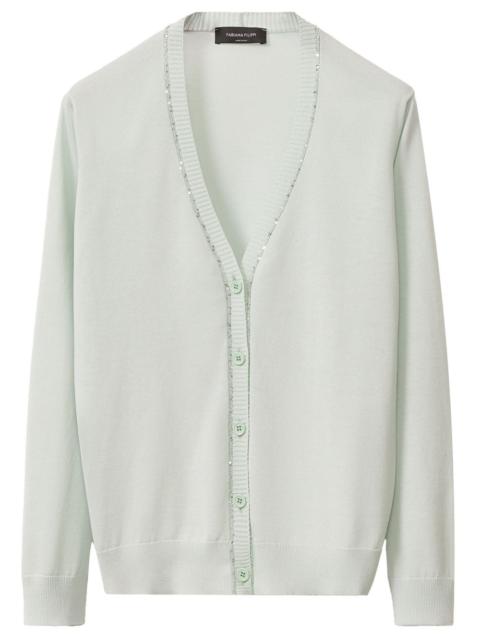 FABIANA FILIPPI sequin-embellishment cardigan