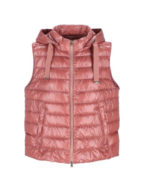 Herno hooded down gilet