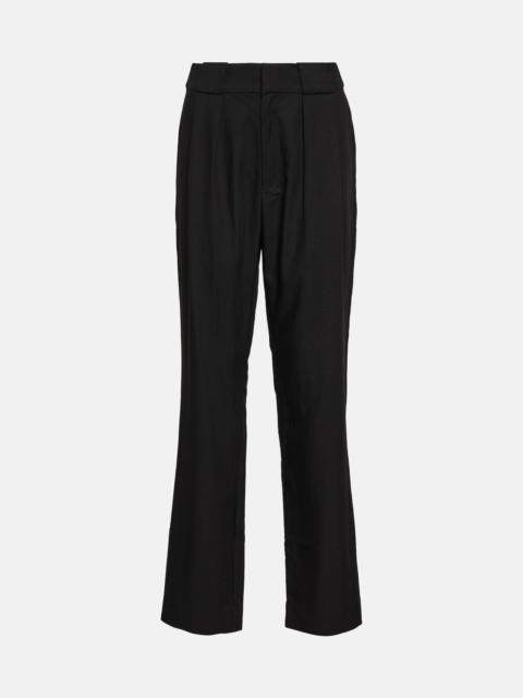 White Label high-rise straight pants