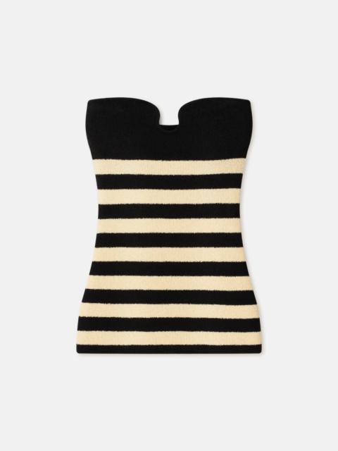 Nanushka Striped Terry-Knit Bandeau Top