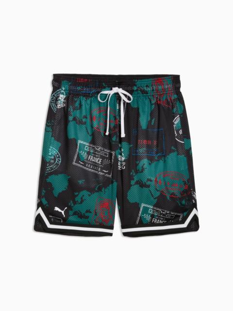 PUMA Around The World Men's Patterned 7" Basketball Shorts