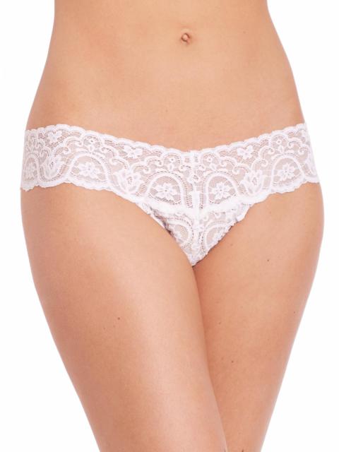 commando Lace Tanga - White