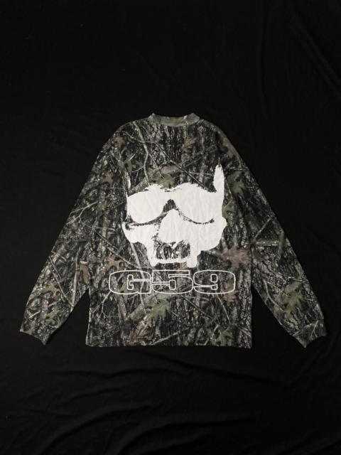 Other brands G59 Records - Rare G59 Record Realtree Skull Graphic Long Sleeves Shirts M
