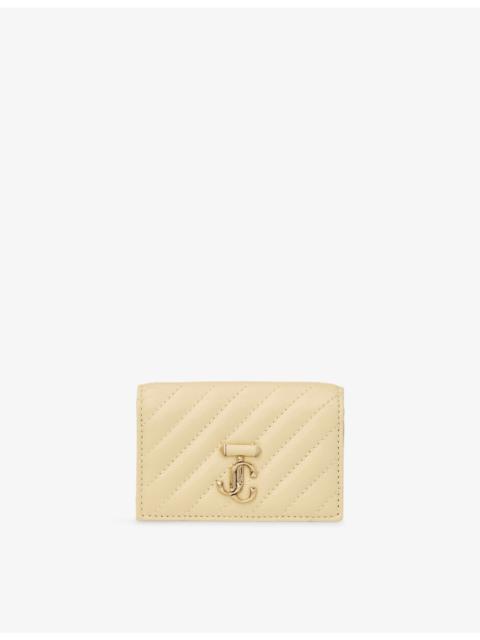 JIMMY CHOO Curve Nello Quilted Leather Cardholder