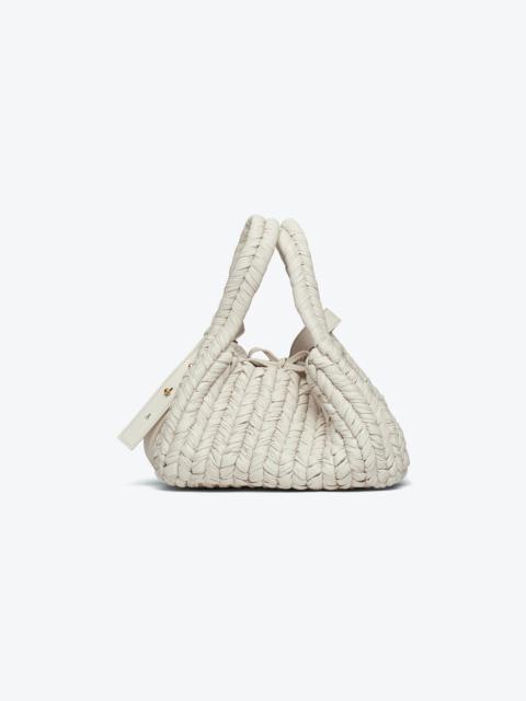 Nanushka THE BUSKET - Knit bucket bag - Off white