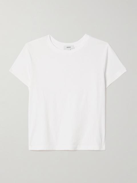 AGOLDE Adine Cropped Organic Cotton-jersey T-shirt