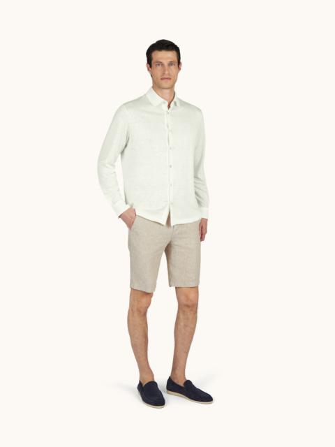 Paul & Shark PURE LINEN JERSEY SHIRT