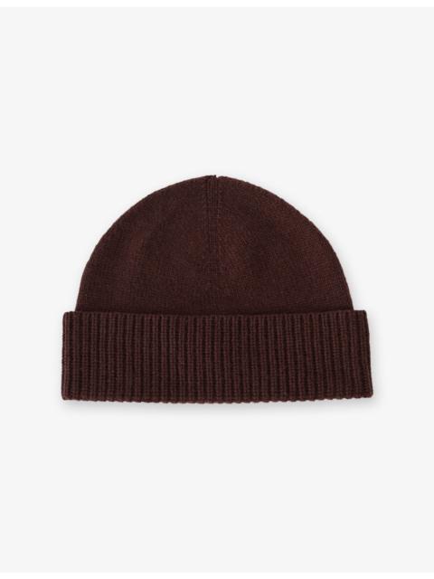 JOSEPH Chia Ribbed Cashmere Beanie Hat