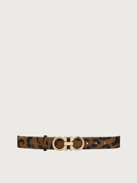 FERRAGAMO ADJUSTABLE GANCINI BELT
