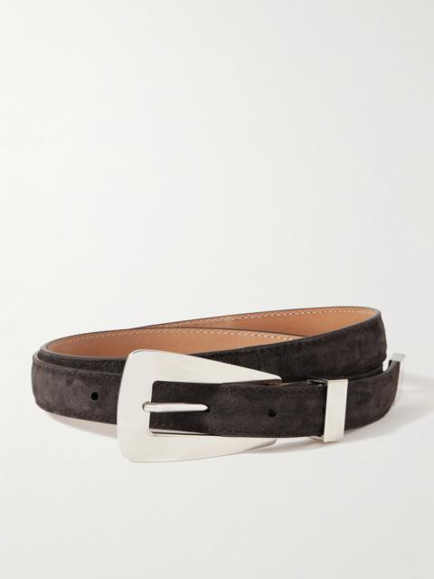 KHAITE Lucca Suede Belt