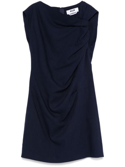 MSGM twist-detail mini dress