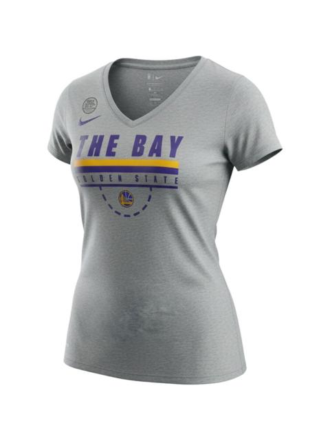 Nike NBA Golden State Warriors The Bay V-neck T-shirt