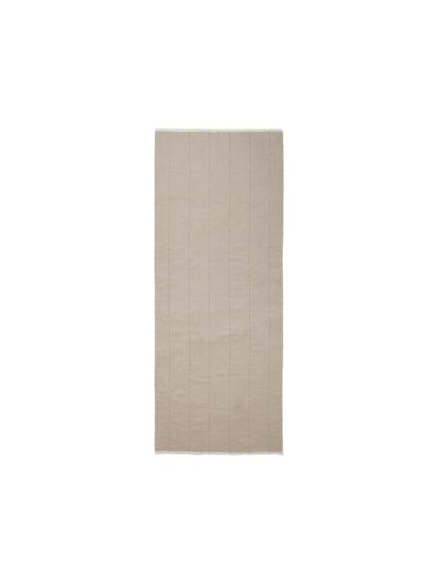 PESERICO beaded frayed scarf