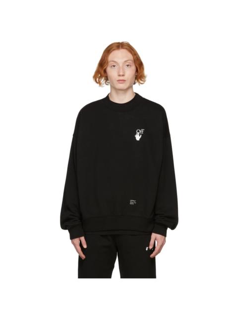 Off-White Black Caravaggio Arrows Skate Sweatshirt