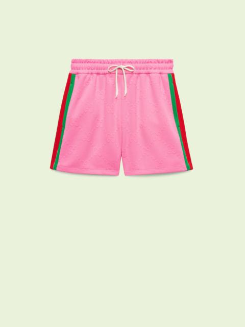 GUCCI GG jersey jacquard shorts