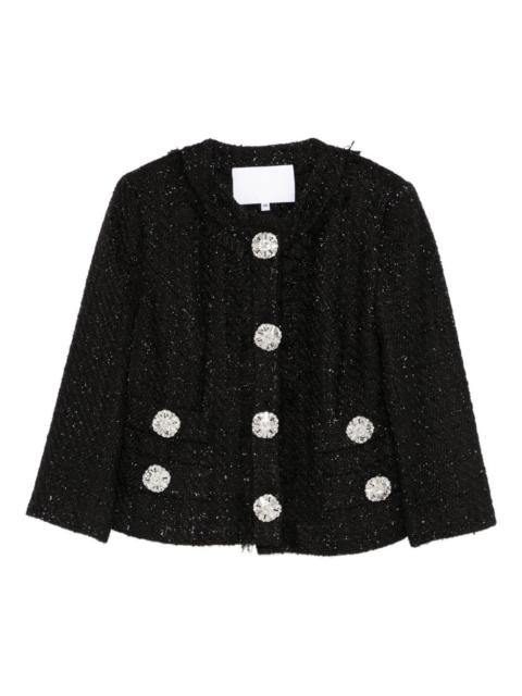 COSTARELLOS Macie cropped tweed jacket