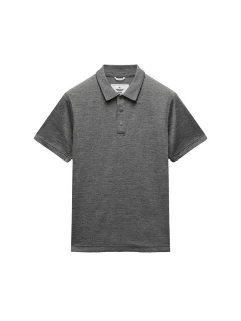 Reigning Champ Solotex Mesh Tiebreak Polo Heather Carbon