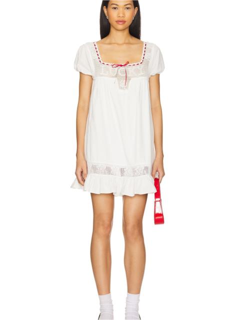 Frankies Bikinis X Bella Hadid Western Poplin Mini Dress