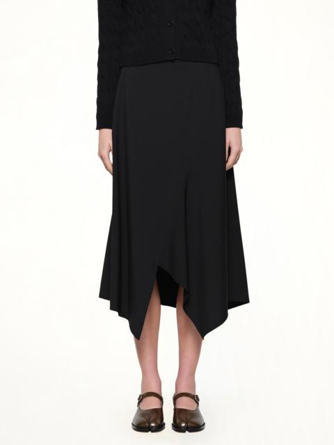 Loewe Asymmetric Skirt in Black