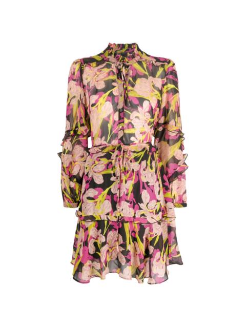 PINKO Piccadilly floral-print ruffled minidress