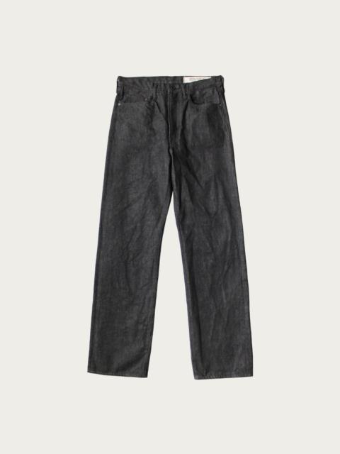 Kapital 14oz BLK Denim 5P MONKEY TH (ZIP Ver.) - Black