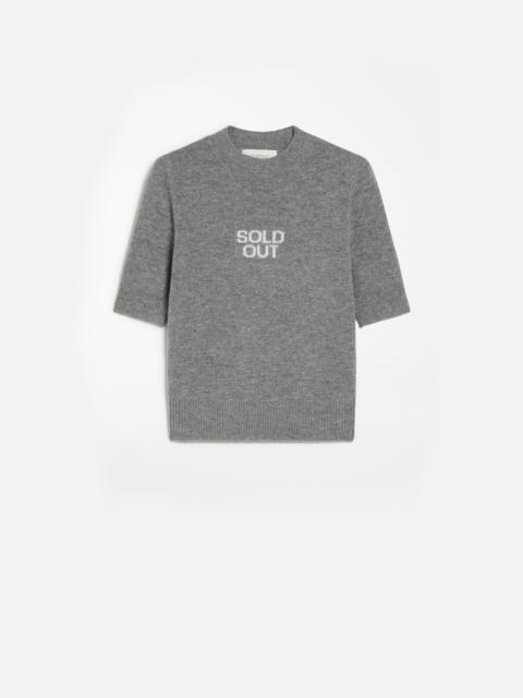 Sportmax RENON Short-sleeved wool and cashmere sweater
