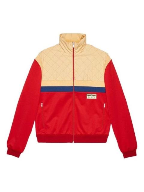GUCCI Technical jersey zip-up jacket