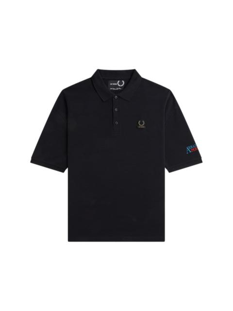 logo-embroidered cotton polo shirt