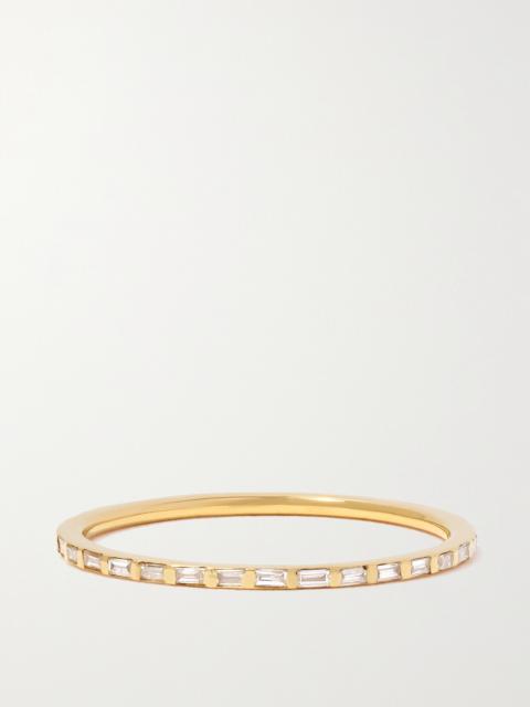 ILEANA MAKRI Thread 18-karat Gold Diamond Ring