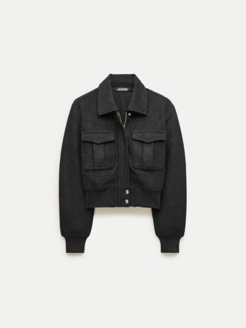 J.CREW Knit bomber jacket in wool blend