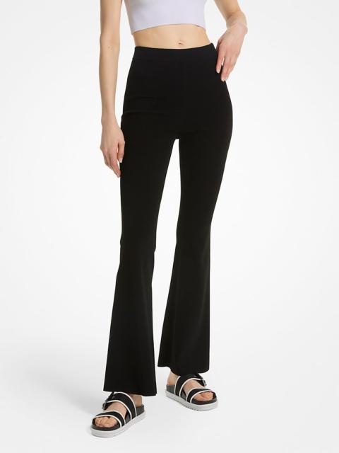 MICHAEL KORS Stretch Knit Flared Legging