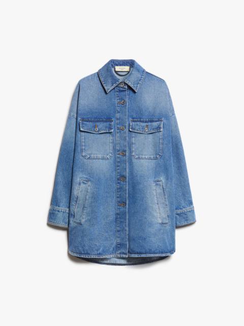 WEEKEND Max Mara TARTUFO Oversized cotton denim jacket