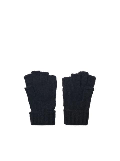 Comme des Garçons Homme knitted fingerless gloves
