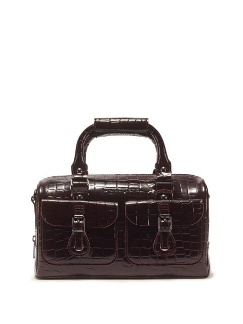 Dr. Martens Top Handle Croc Emboss Leather Bag