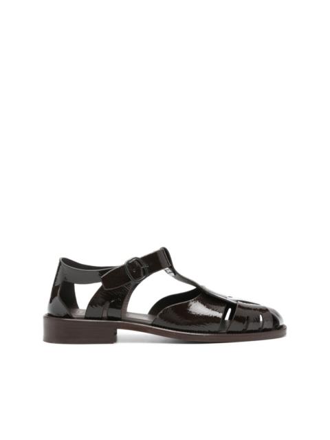 HEREU cut-out detail leather sandals
