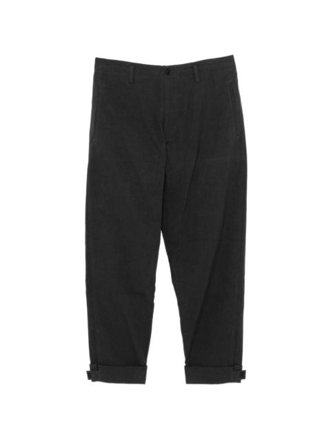 Yohji Yamamoto drawstring tapered trousers